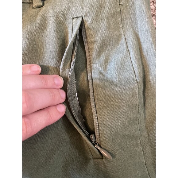 J.Crew Teddie Wide Leg Capris Size 8 Pale Green - Picture 7 of 10